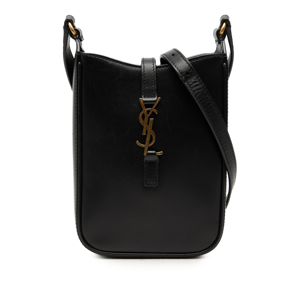 Pre-Loved Saint Laurent Mini Smooth Leather Le 5 a 7 Vertical Crossbody
